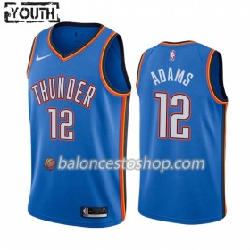 Camiseta Niños NBA Oklahoma City Thunder Steven Adams 12 2019-20 Nike Icon Edition Swingman
